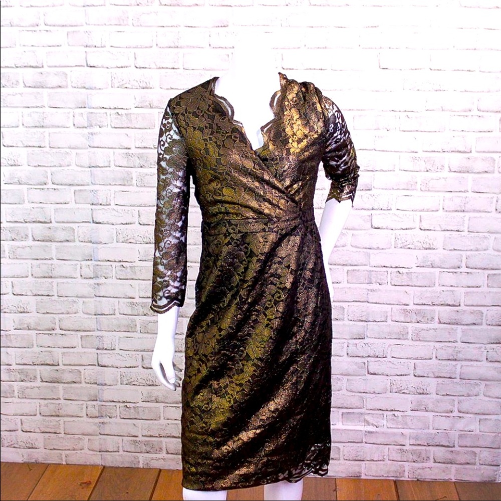 Lace empire sheath dress NWT